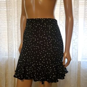 Altar'd State Black/white Star skirt